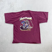 F- Vintage '97 Harley Davidson Leesburg Fl. Pocket Single Stitch Tee