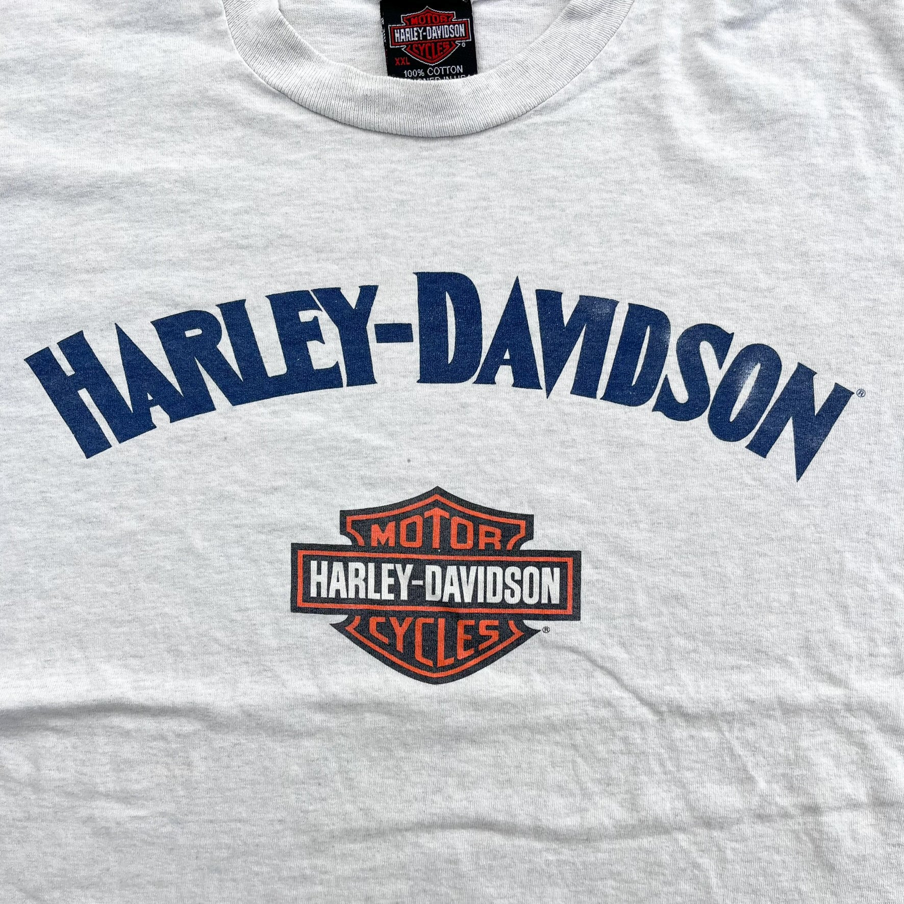 F- Vintage Harley Davidson Newmarket England Single Stitch Tee