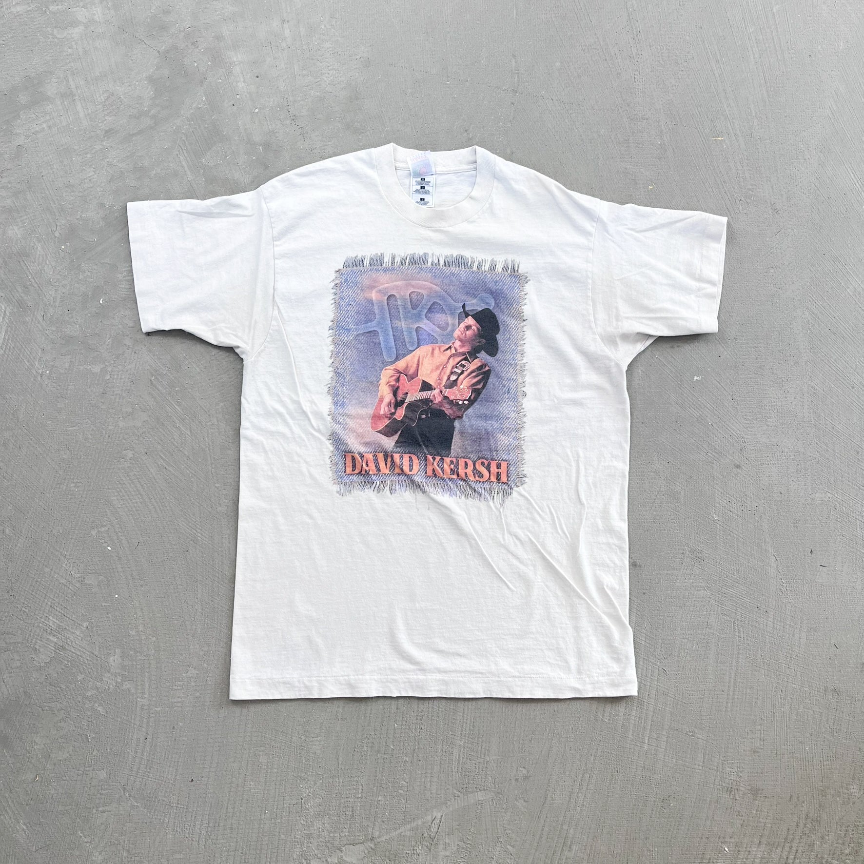 F- Vintage '98 David Kersh On Tour Picture Single Stitch Tee