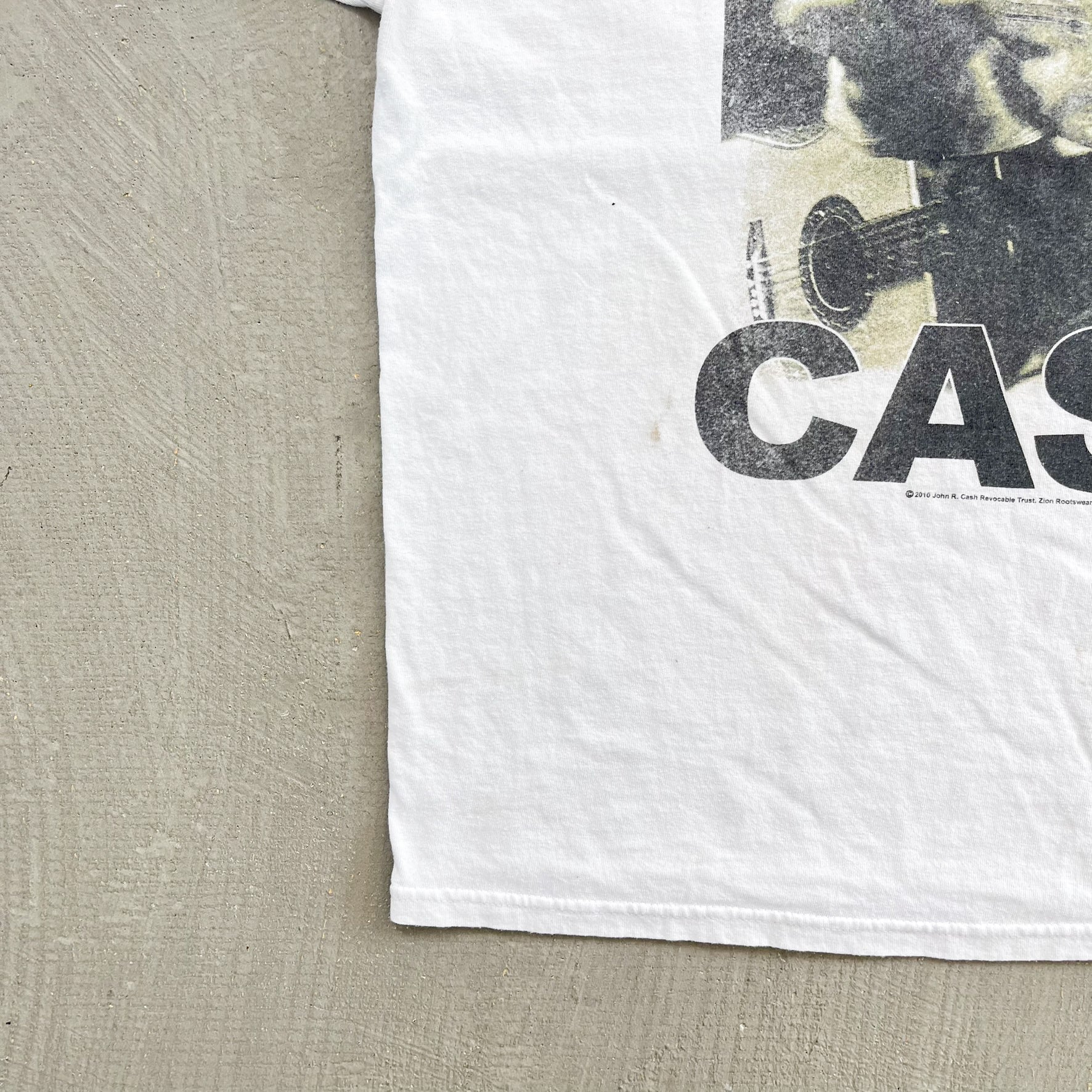 F- '10 Johnny Cash Flipping The Bird Zion Rootswear Tee