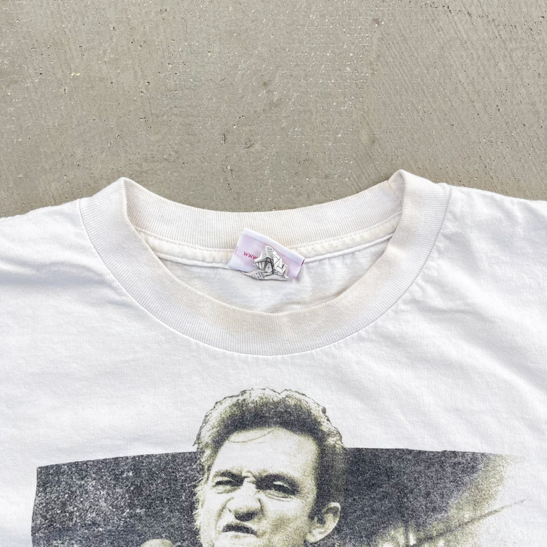 F- '10 Johnny Cash Flipping The Bird Zion Rootswear Tee