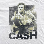 F- '10 Johnny Cash Flipping The Bird Zion Rootswear Tee