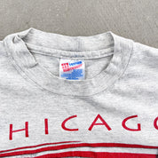F- Vintage Chicago Bulls NBA Magic Johnson T's Single Stitch Tee