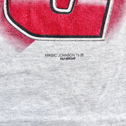 F- Vintage Chicago Bulls NBA Magic Johnson T's Single Stitch Tee