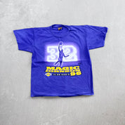F- Vintage '96 Los Angeles Lakers Magic Johnson NBA Lee Tee