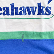 F- Vintage Seattle Seahawks NFL Lee Jersey Style Single Stitch Tee
