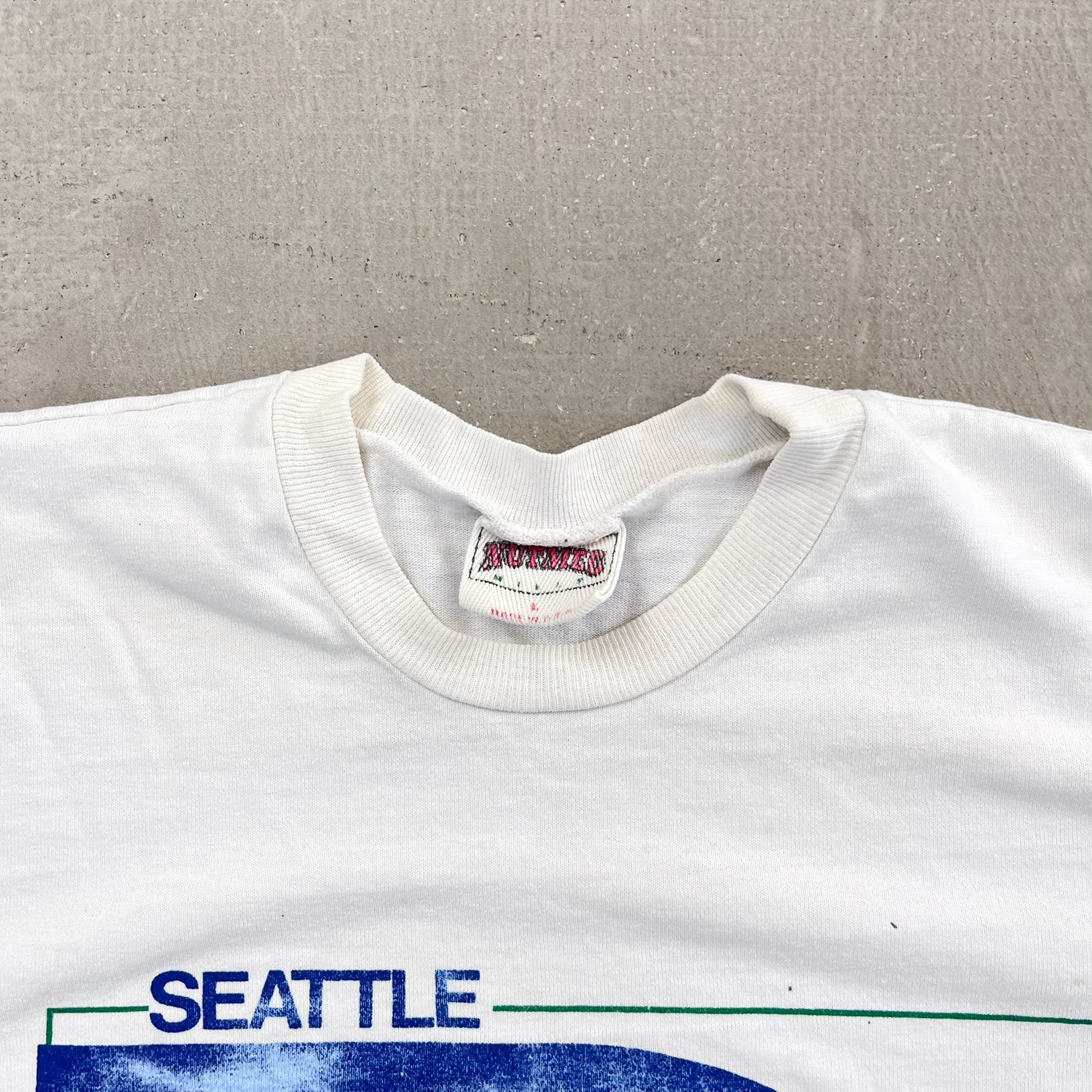 F- Vintage Seattle Seahawks NFL Lee Jersey Style Single Stitch Tee