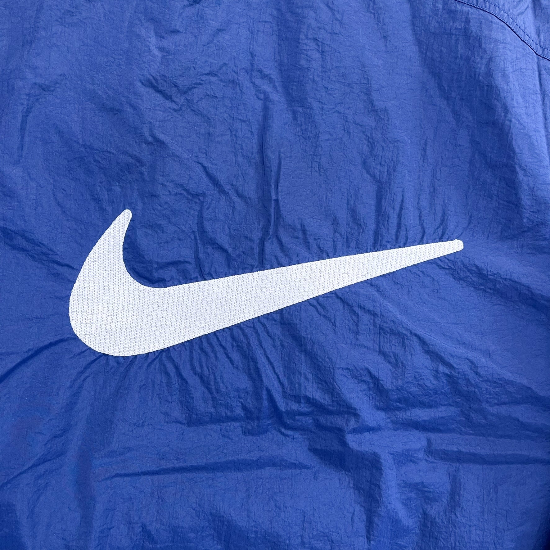 F- Vintage Nike 90's Reversible Navy/Black Zip Up Winter Jacket