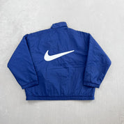 F- Vintage Nike 90's Reversible Navy/Black Zip Up Winter Jacket