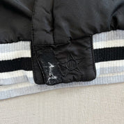 F- Vintage Brooklyn Nets Jeff Hamilton Design Reversible Hooded Jacket