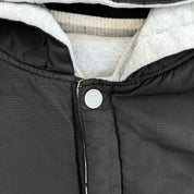 F- Vintage Brooklyn Nets Jeff Hamilton Design Reversible Hooded Jacket