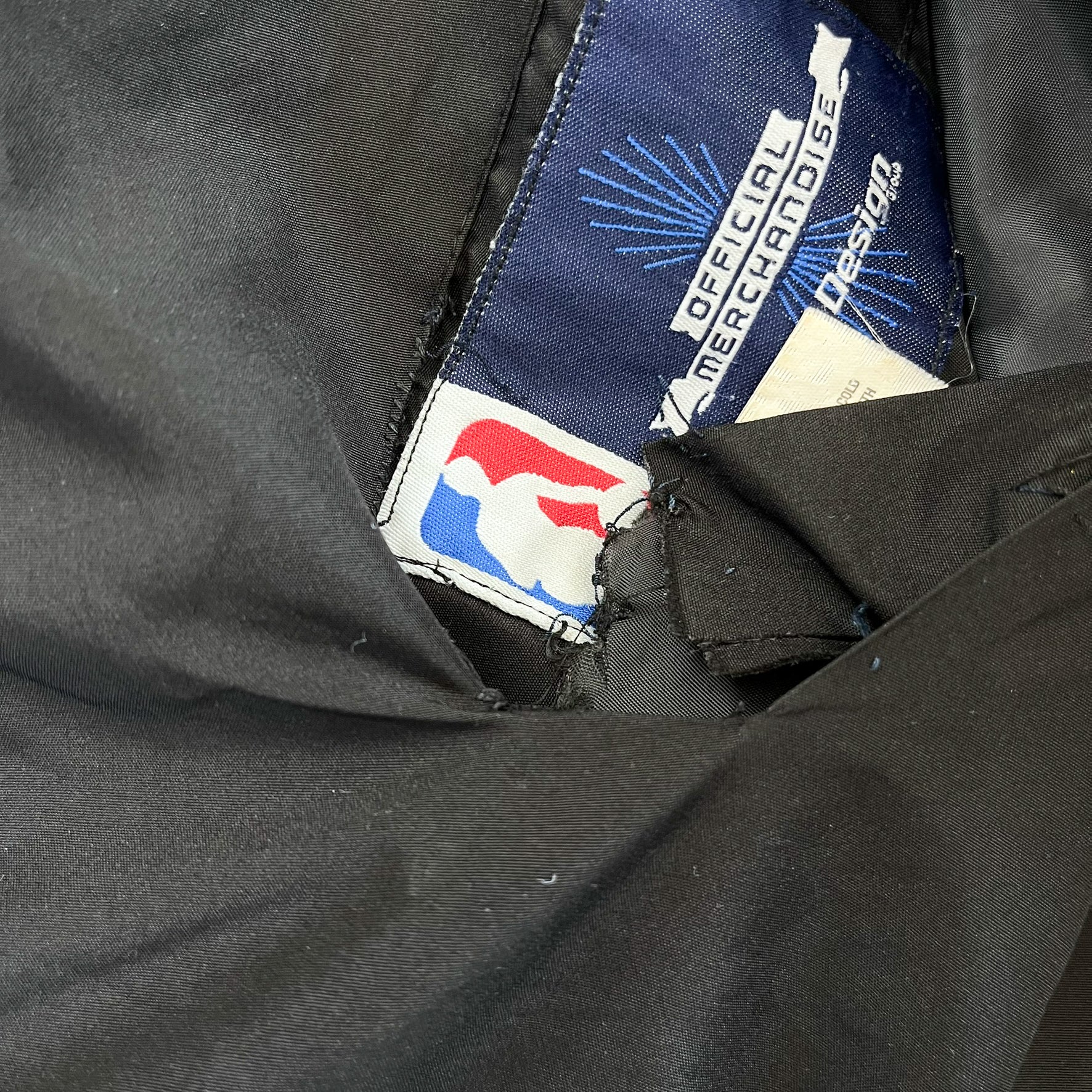 F- Vintage Brooklyn Nets Jeff Hamilton Design Reversible Hooded Jacket