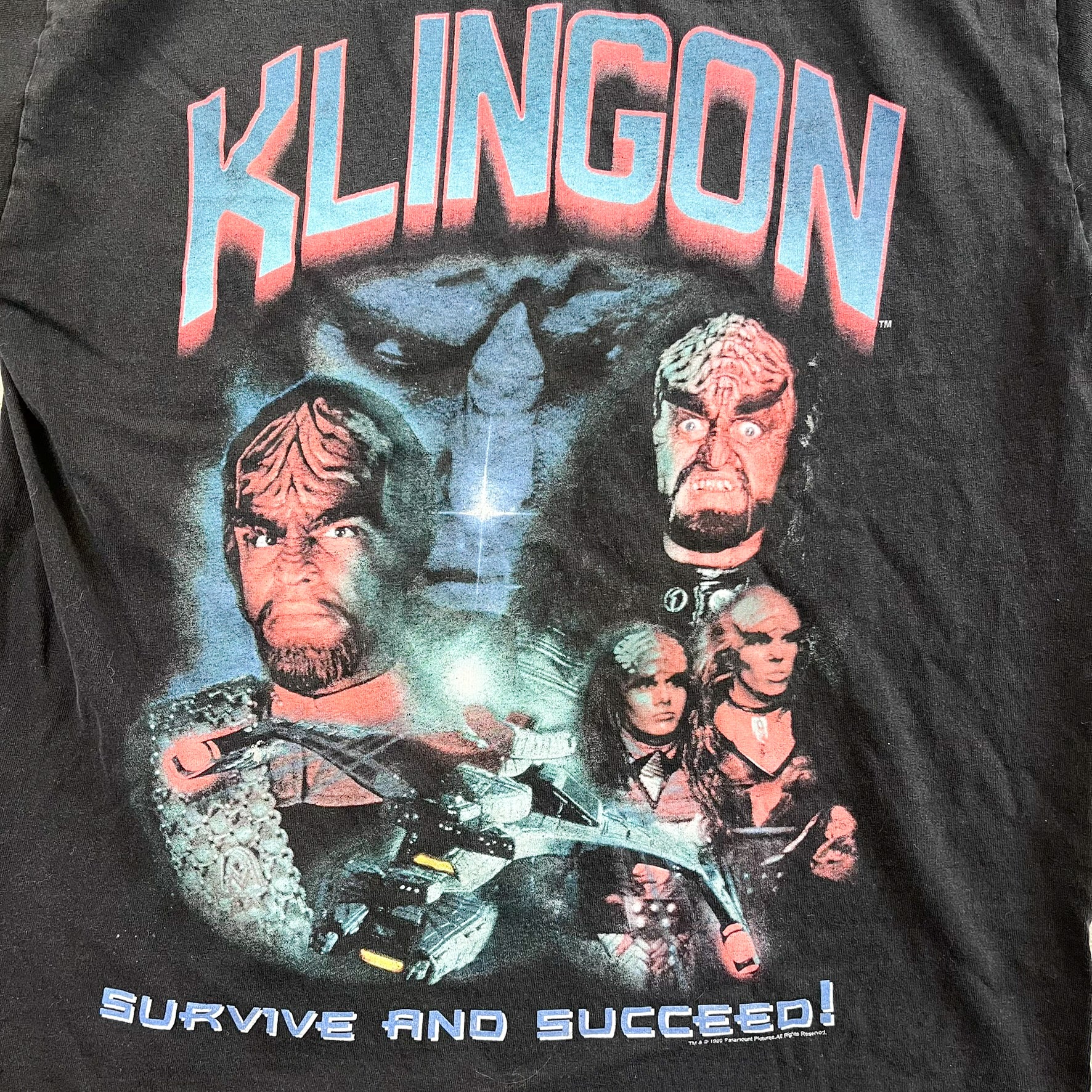 F- Vintage '99 Star Trek Klingon Graphic Tee