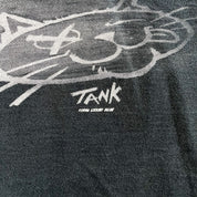 F- Vintage '96 Liquid Blue Cat Sucks Motorcycle Shop Graphic tee