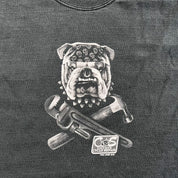 F- Vintage '96 Liquid Blue Cat Sucks Motorcycle Shop Graphic tee
