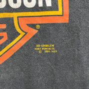 F- Vintage '91 3D Emblem Harley Davidson Logo Single Stitch Tee
