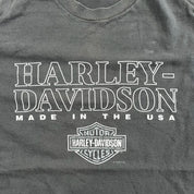 F- Vintage '96 Harley Davidson Made In The USA Text Tee