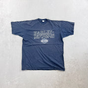 F- Vintage '96 Harley Davidson Made In The USA Text Tee