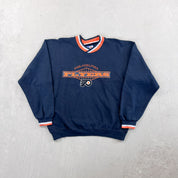 F- Vintage Philadelphia Flyers NHL Starter Embroidered Text Crewneck