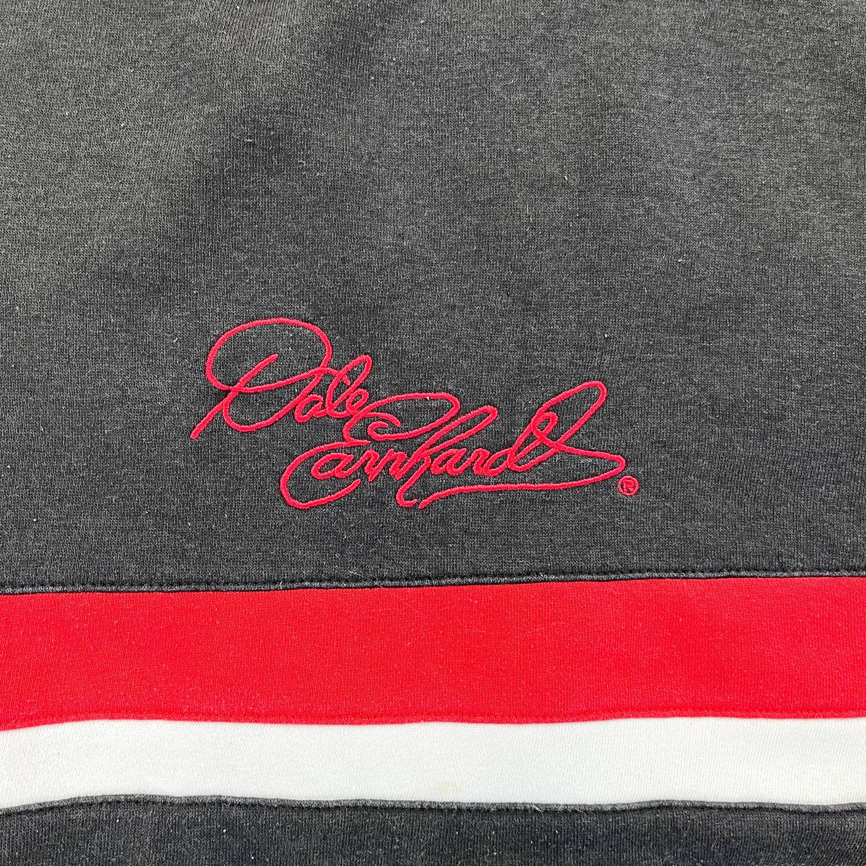 F- Vintage Nascar Dale Earnhardt Goodwrench Embroidered Text Crewneck