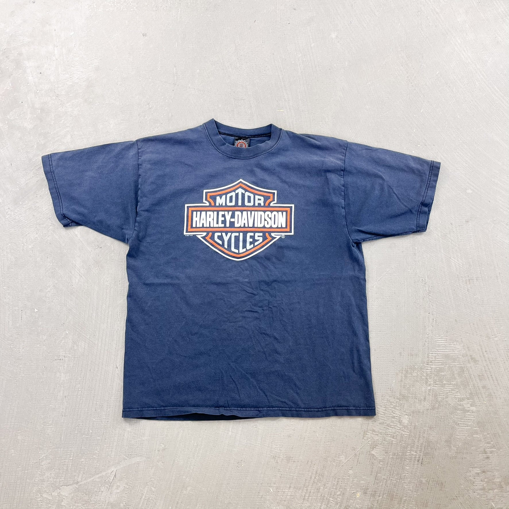 F- Vintage '97 Harley Davidson Logo Tee