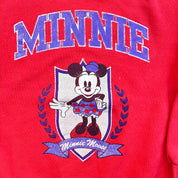 F- Vintage Disney Minnie Mouse Graphic & Text Crewneck