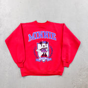 F- Vintage Disney Minnie Mouse Graphic & Text Crewneck