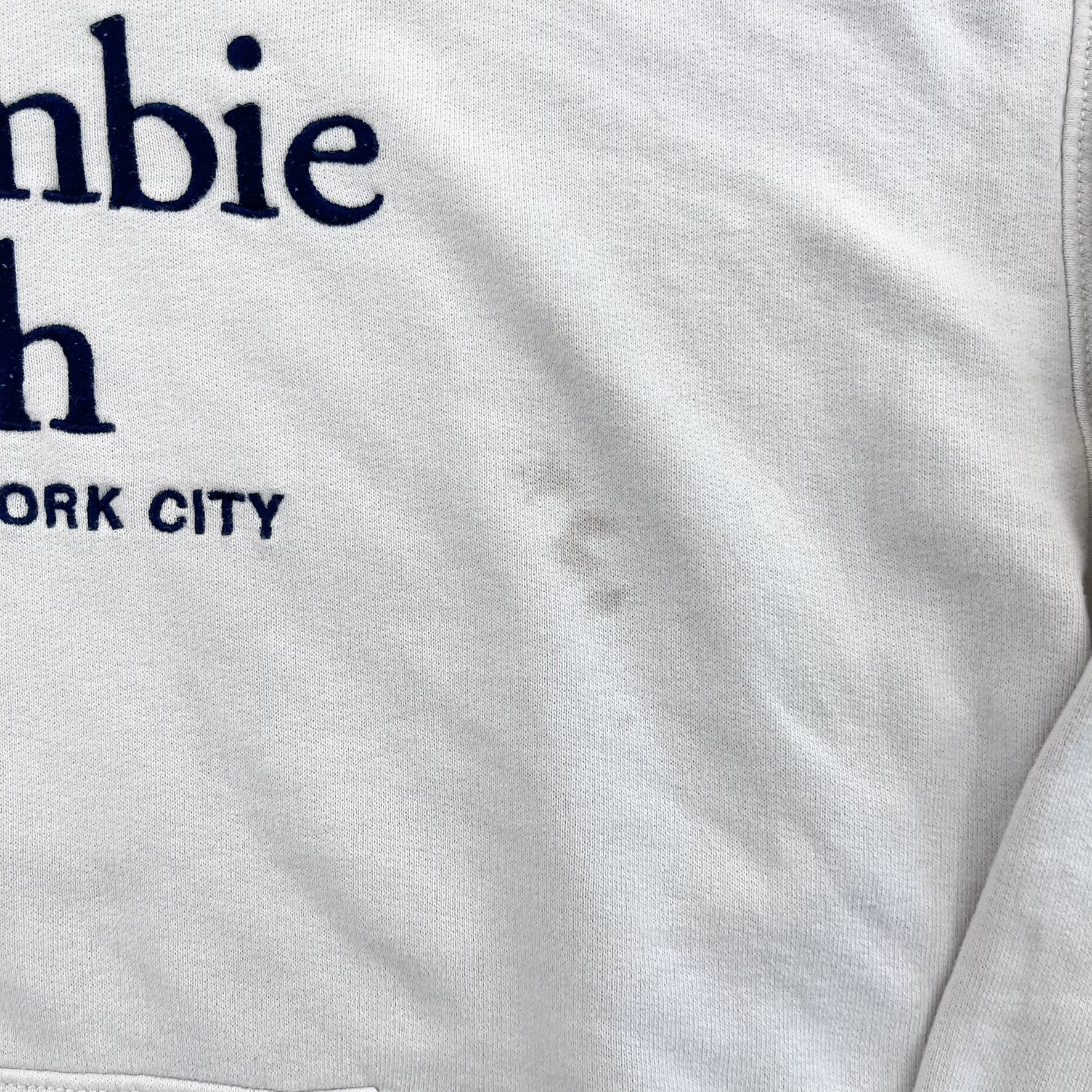 F- Vintage Abercrombie & Fitch Embroidered Text Crewneck
