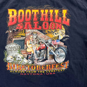 F- Vintage '94 Boothill Saloon Daytona Beach Biketober Fest Tee