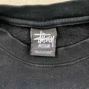 F- Vintage Stussy Crew 80 Text Crewneck
