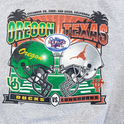 F- Vintage '00 Culligan Holiday Bowl Oregon Ducks Vs Texas University Longhorns Crewneck