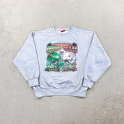 F- Vintage '00 Culligan Holiday Bowl Oregon Ducks Vs Texas University Longhorns Crewneck