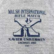 F- Vintage '87 Xavier University Walsh International Rifle Match Crewneck