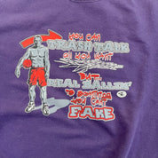 F- Vintage Trash Talk Basketball Graphic Crewneck