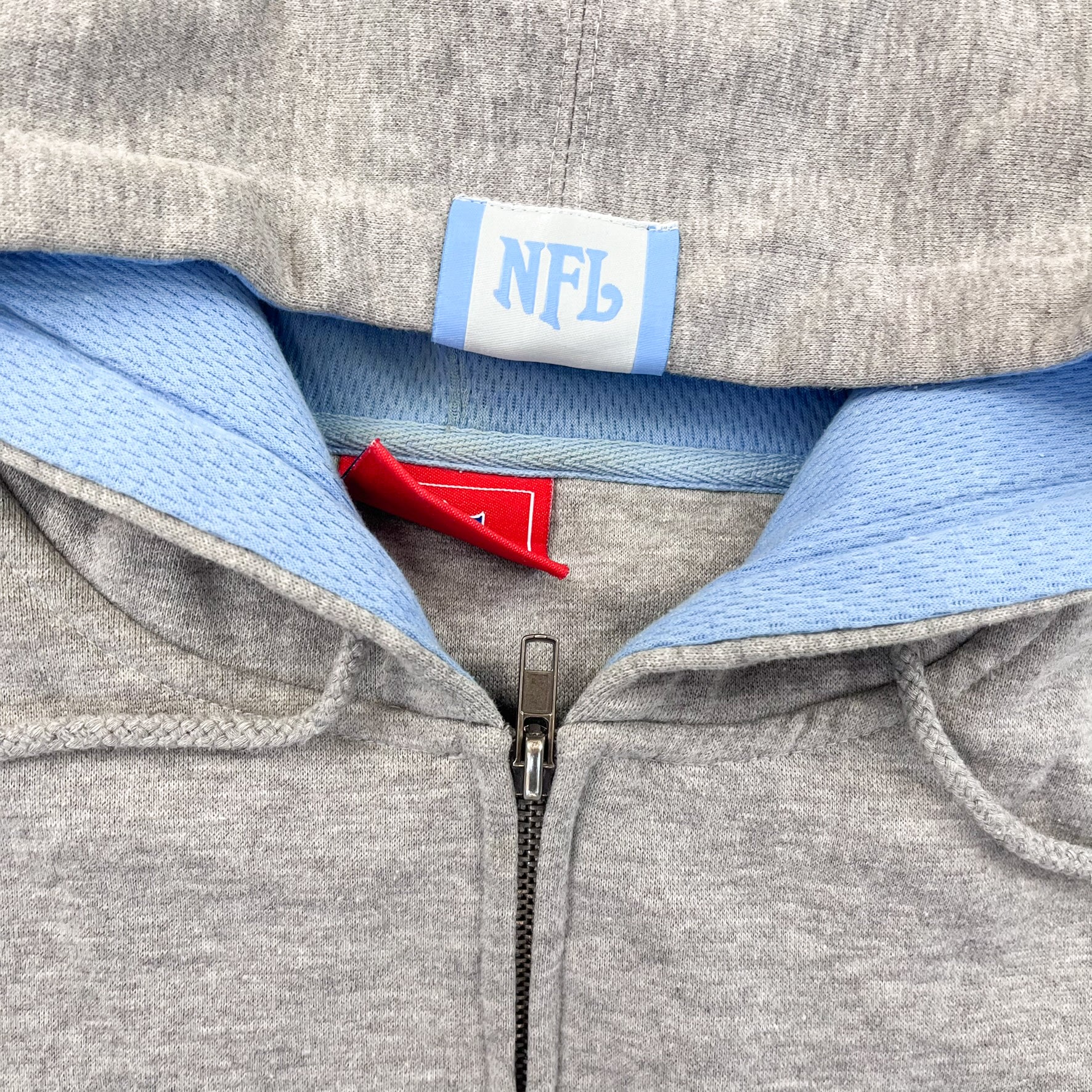 F- Vintage '05 NFL Super Bowl 39 Embroidered Zip Up Hoodie