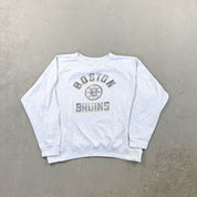 F- Boston Bruins NHL Text & Logo Crewneck