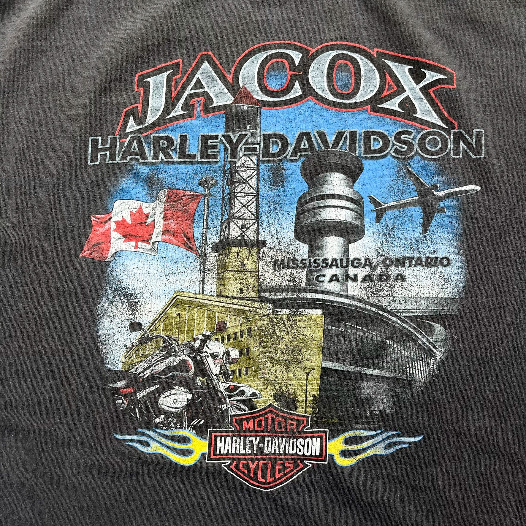 F- Vintage '04 Harley Davidson Mississauga Graphic Tee