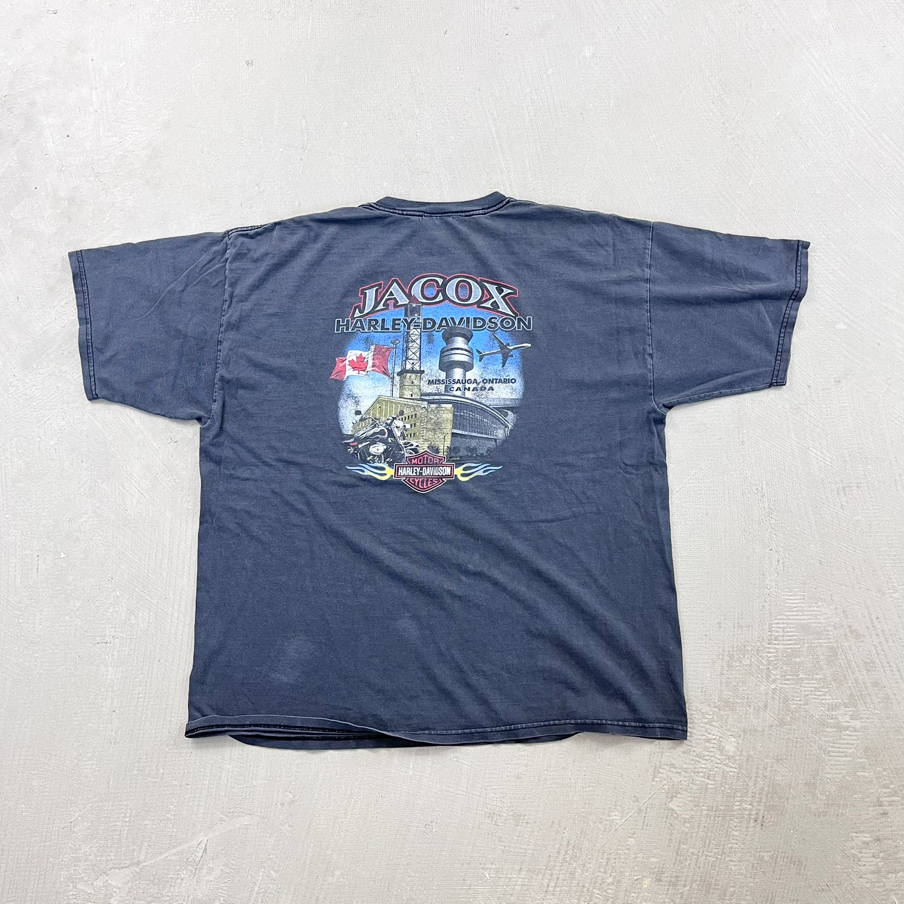 F- Vintage '04 Harley Davidson Mississauga Graphic Tee