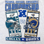 F- Vintage '01 Eagles Vs Rams NFC Game NFL Graphic Tee