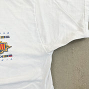 F- Vintage '98 Super Bowl 32 NFL Por Player Text & Graphic Tee