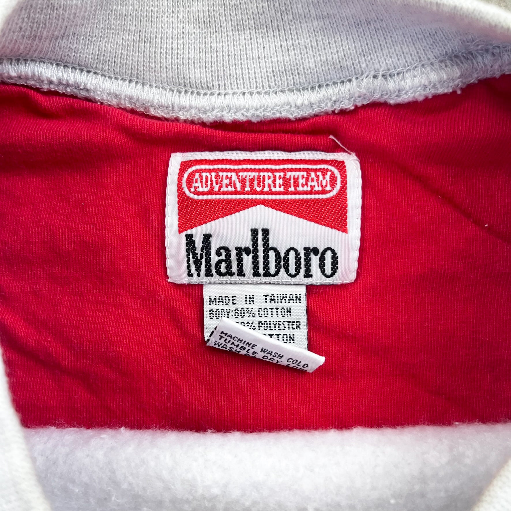 F- Vintage Marlboro Adventure Team Lizard Shoulder Embroidery Crewneck