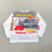F- Vintage '94 Nascar Ernie Irvin Over The Wall Gang Jumbo Print Racing Crewneck