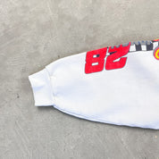 F- Vintage '94 Nascar Ernie Irvin Over The Wall Gang Jumbo Print Racing Crewneck