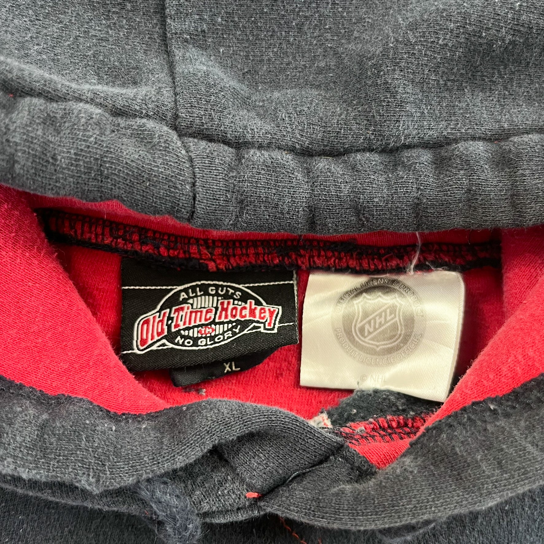 F- Vintage Winnipeg Jets NHL Old Time Hockey Embroidered Hoodie