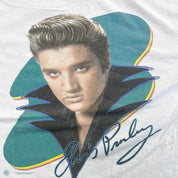 F- Vintage '96 Elvis Presley Picture & Text Tee