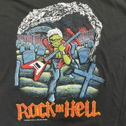F- Vintage '88 Rock In Hell Montreal Graphic Single Stitch Tee