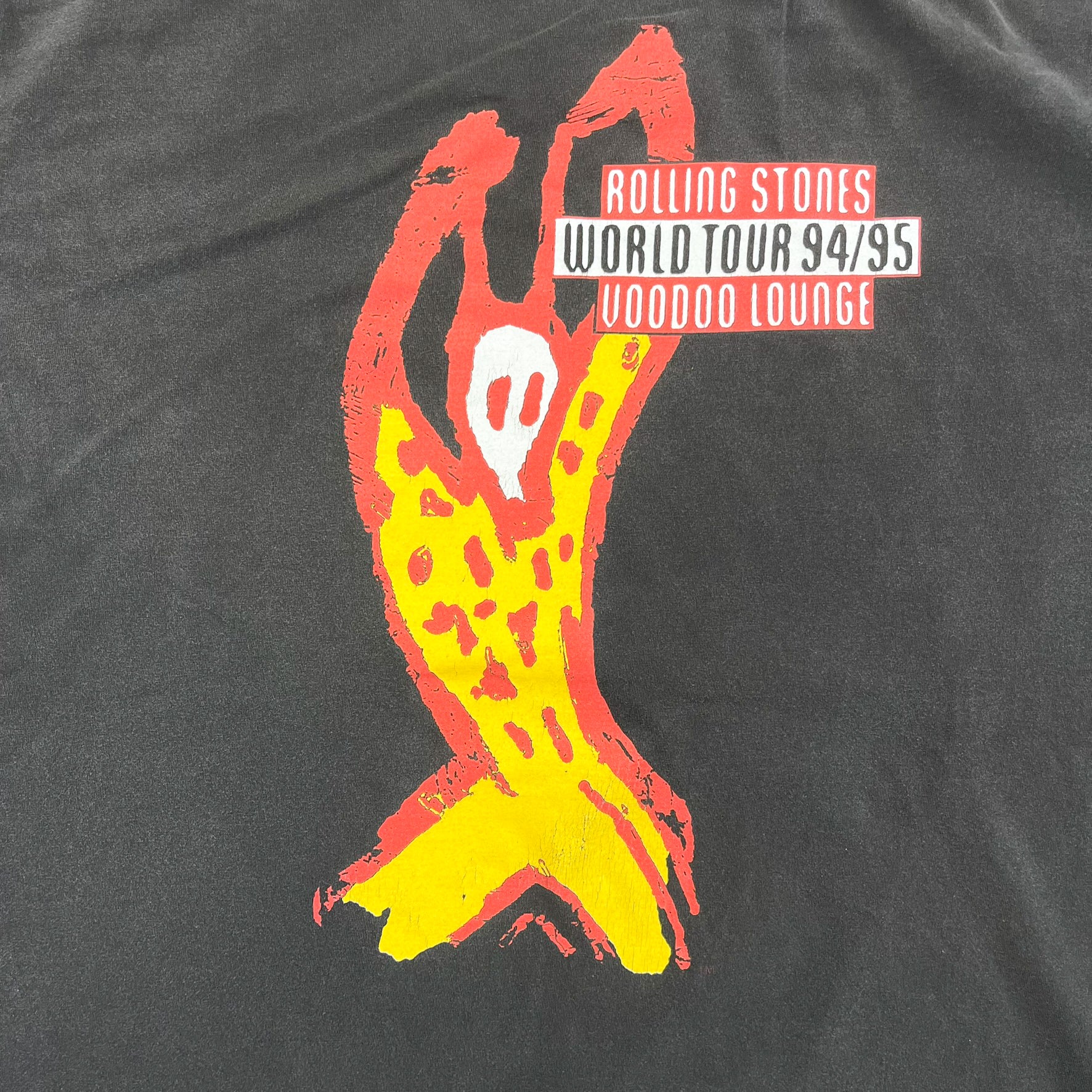 F- Vintage '94 The Rolling Stones Voodoo Lounge Tongue Logo Brockum Tag Tee