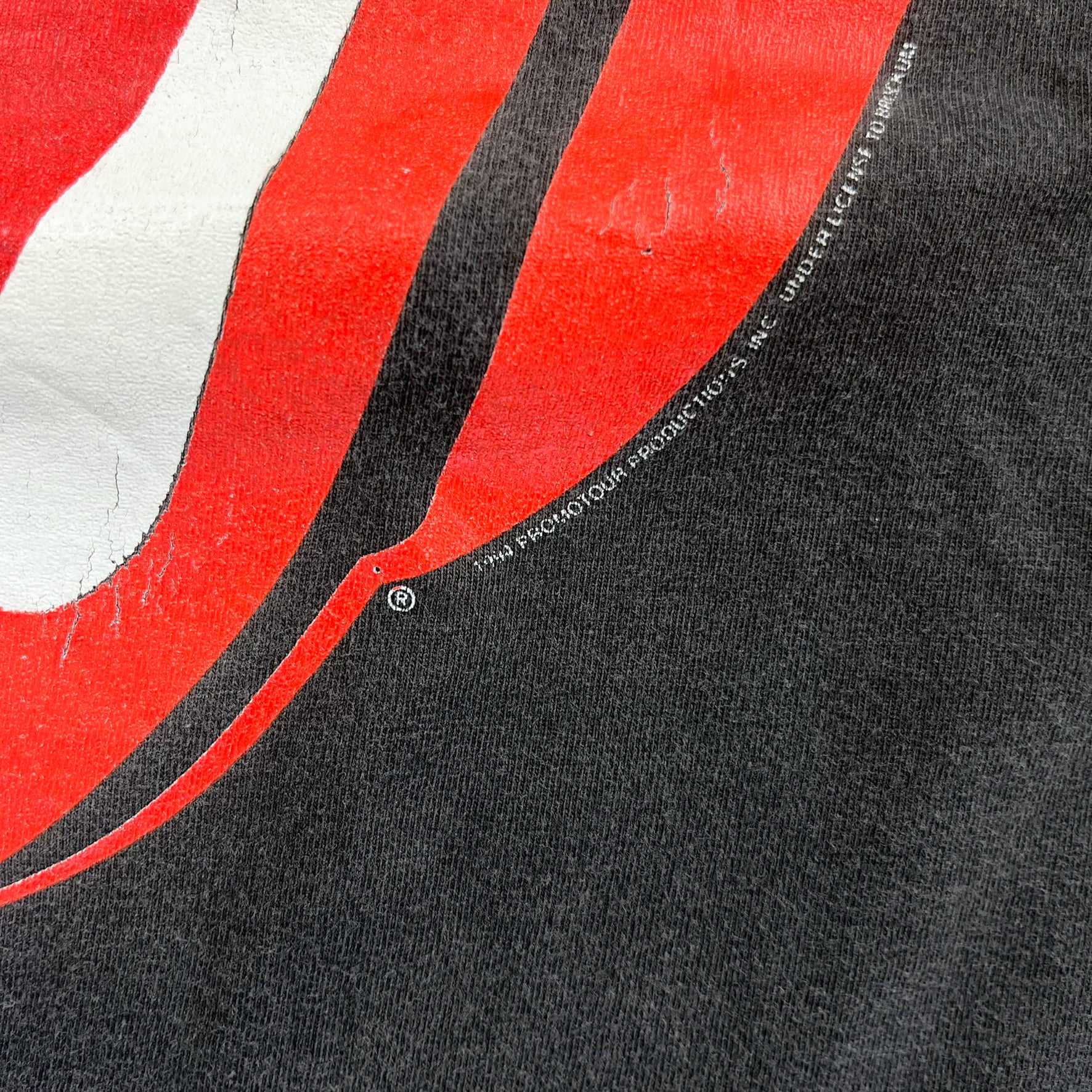 F- Vintage '94 The Rolling Stones Voodoo Lounge Tongue Logo Brockum Tag Tee