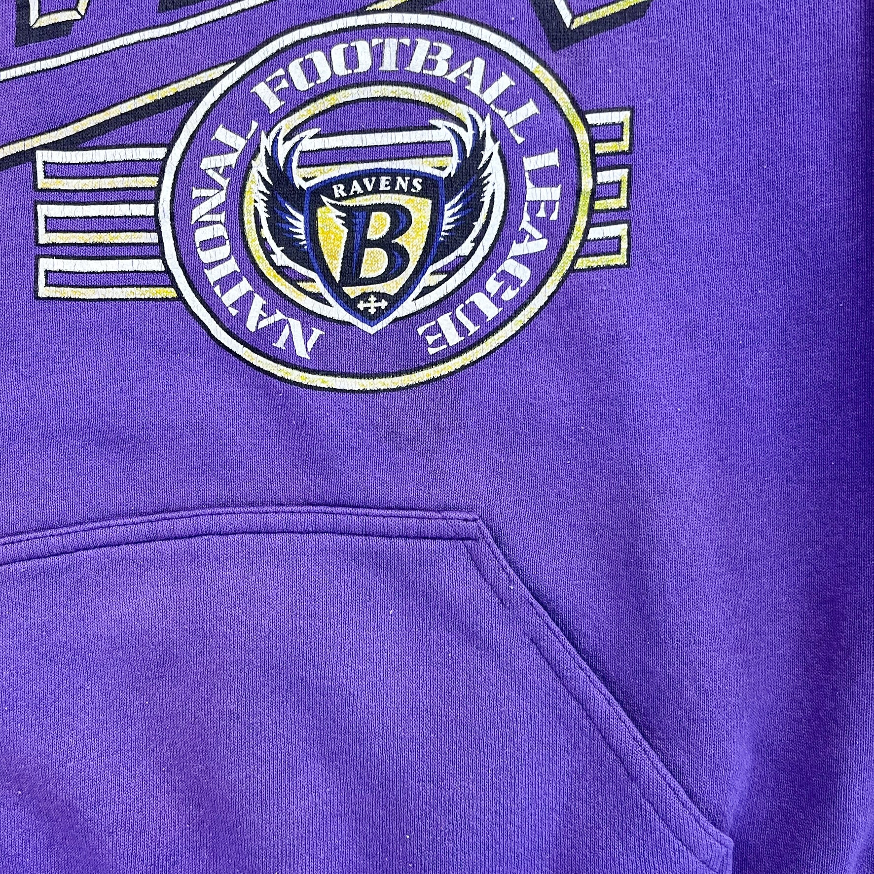 F- Vintage Baltimore Ravens NFL Logo 7 Graphic Hoodie