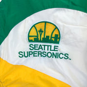 F- Vintage Seattle Supersonics NBA Apex One Zip Up Windbreaker